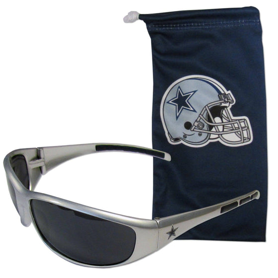 Dallas Cowboys Sunglass and Bag Set (SSKG) - 757 Sports Collectibles