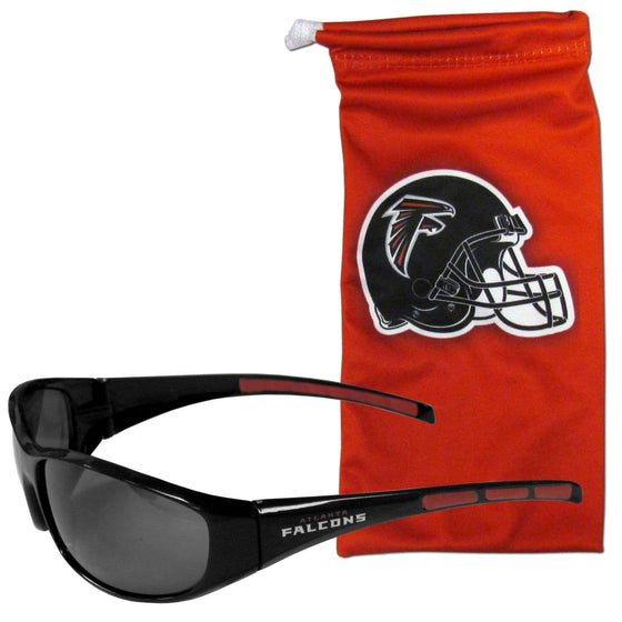 Atlanta Falcons Sunglass and Bag Set (SSKG) - 757 Sports Collectibles