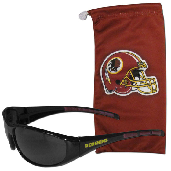 Washington Redskins Sunglass and Bag Set (SSKG) - 757 Sports Collectibles
