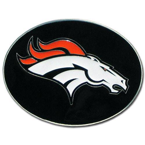 Denver Broncos Logo Belt Buckle (SSKG) - 757 Sports Collectibles