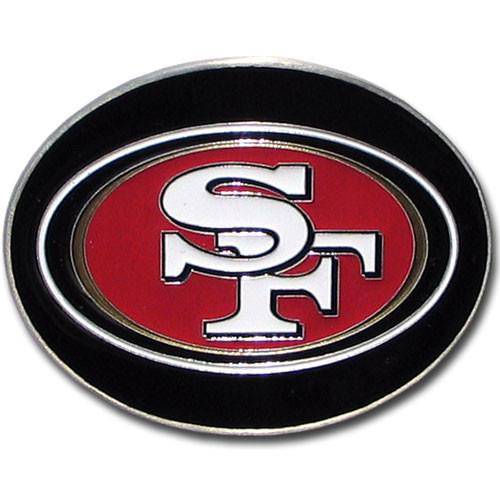San Francisco 49ers Logo Belt Buckle (SSKG) - 757 Sports Collectibles