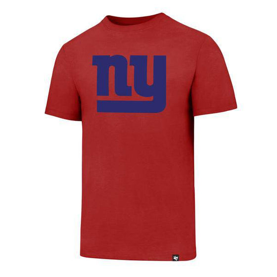 NEW YORK GIANTS ’47 CLUB TEE T-Shirt Short Sleeve Shirt - XXL 2XL Size Double Extra Large - Red - 757 Sports Collectibles