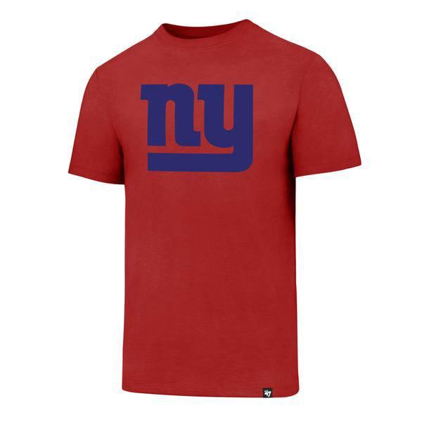 NEW YORK GIANTS ’47 CLUB TEE T-Shirt Short Sleeve Shirt - L Size Large - Red - 757 Sports Collectibles