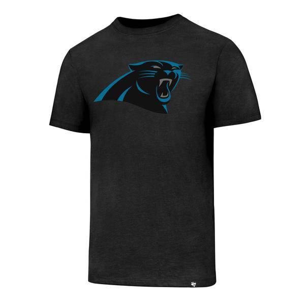 CAROLINA PANTHERS ’47 CLUB TEE T-Shirt Short Sleeve Shirt - Black - XL Size: Extra Large - 757 Sports Collectibles