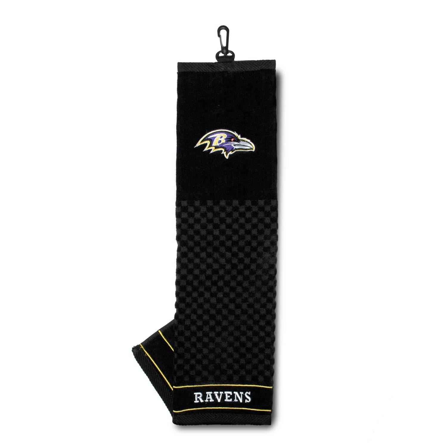 Baltimore Ravens Embroidered Golf Towel - 757 Sports Collectibles