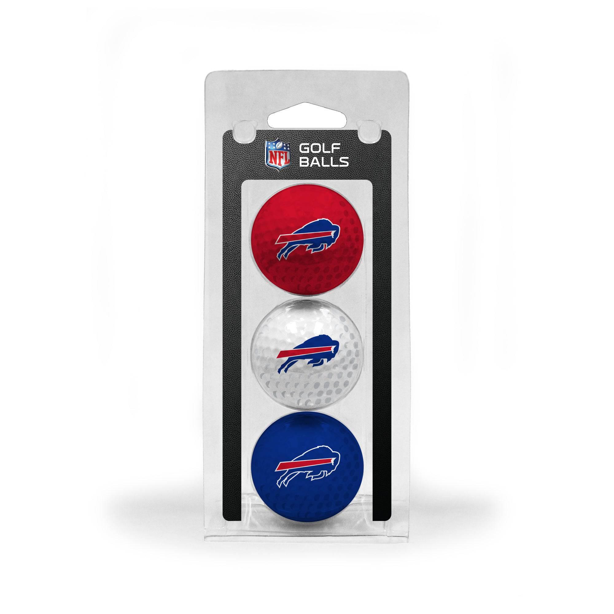 Buffalo Bills 3 Golf Ball Pack - 757 Sports Collectibles