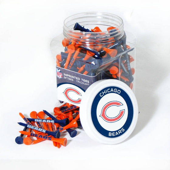 Chicago Bears Jar Of 175 Golf Tees - 757 Sports Collectibles
