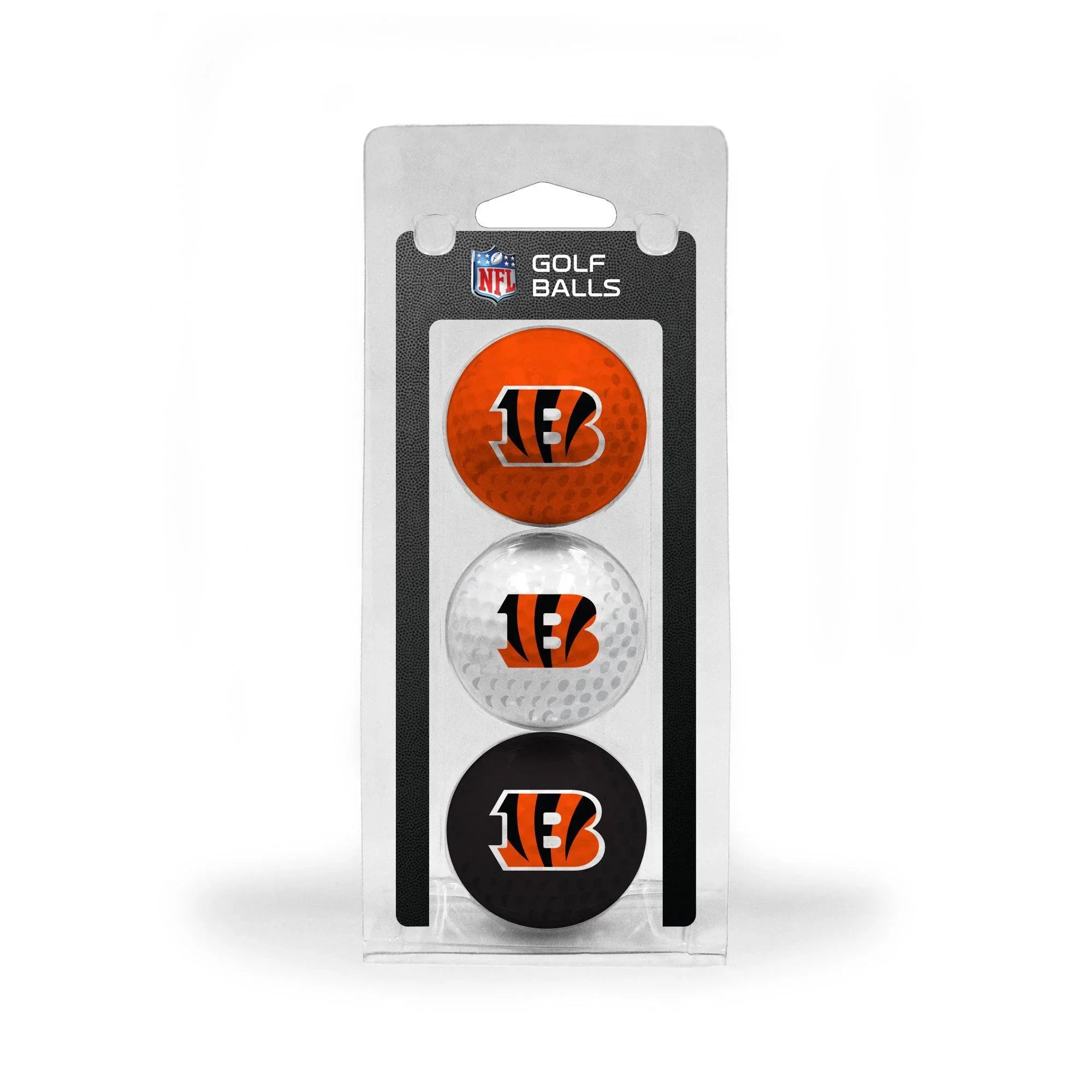 Cincinnati Bengals 3 Golf Ball Pack - 757 Sports Collectibles