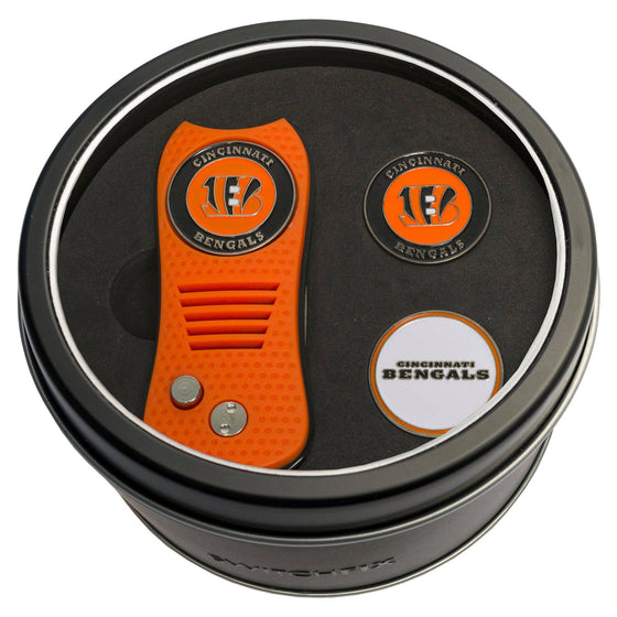 Cincinnati Bengals Tin Set - Switchfix, 2 Markers - 757 Sports Collectibles