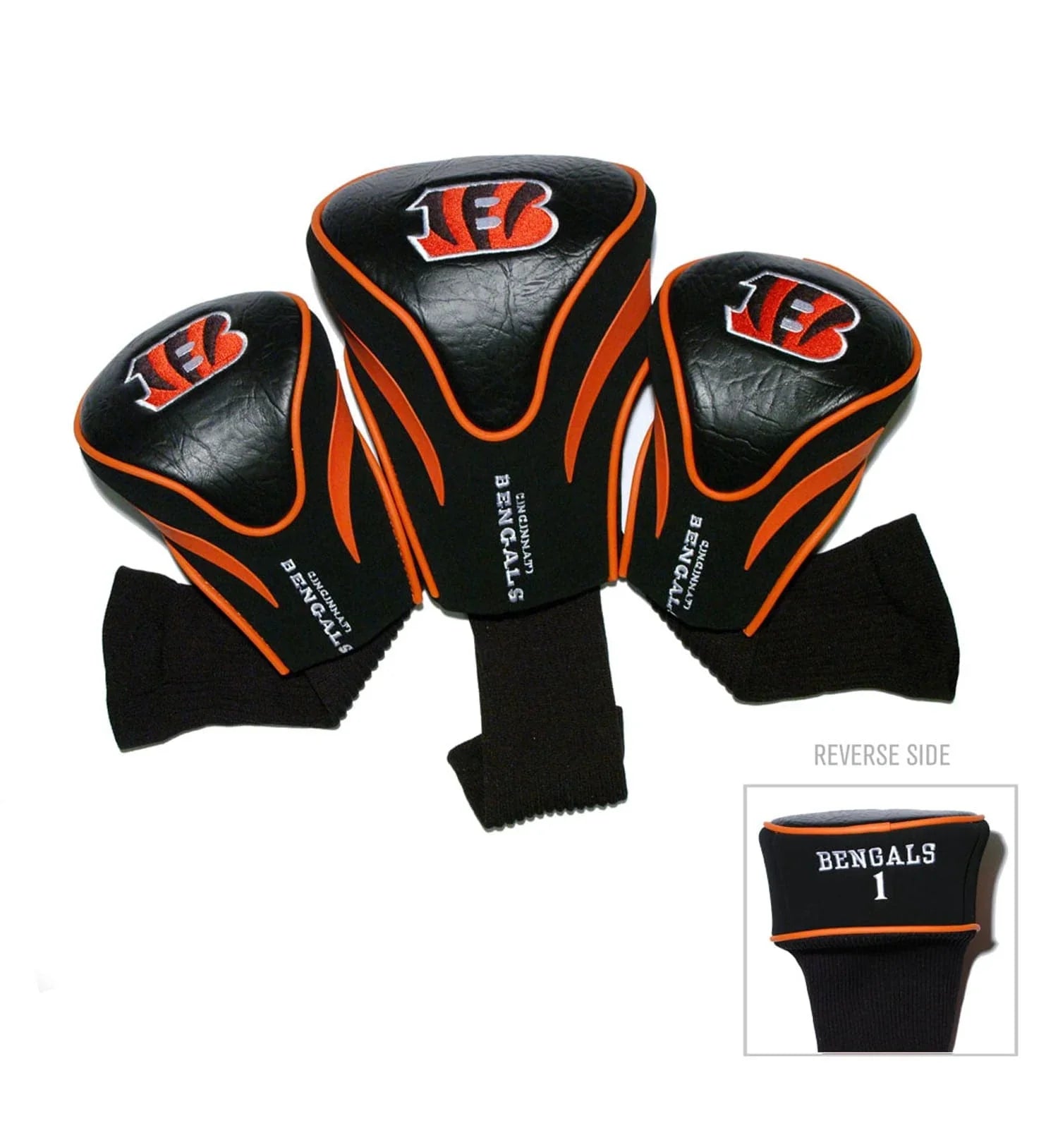 Cincinnati Bengals 3 Pack Contour Head Covers - 757 Sports Collectibles