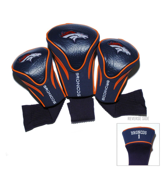 Denver Broncos 3 Pack Contour Head Covers - 757 Sports Collectibles