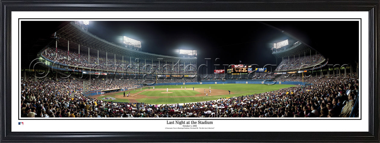OH-30 Indians Last Pitch at the Stadium 1993 - 757 Sports Collectibles