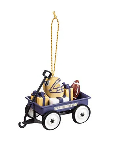 Team Sports America Team Wagon Ornament, University of Washington - 757 Sports Collectibles
