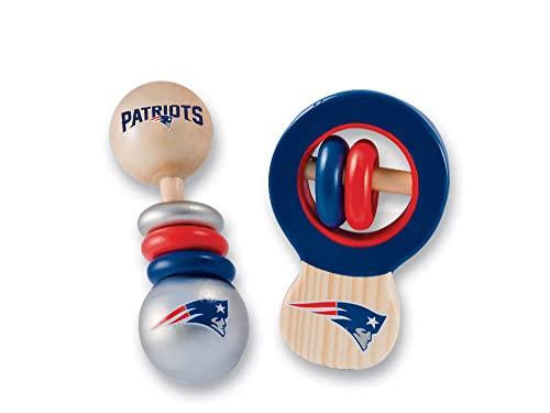 NFL New England Patriots Baby Rattle Set - 2 Pack - 757 Sports Collectibles