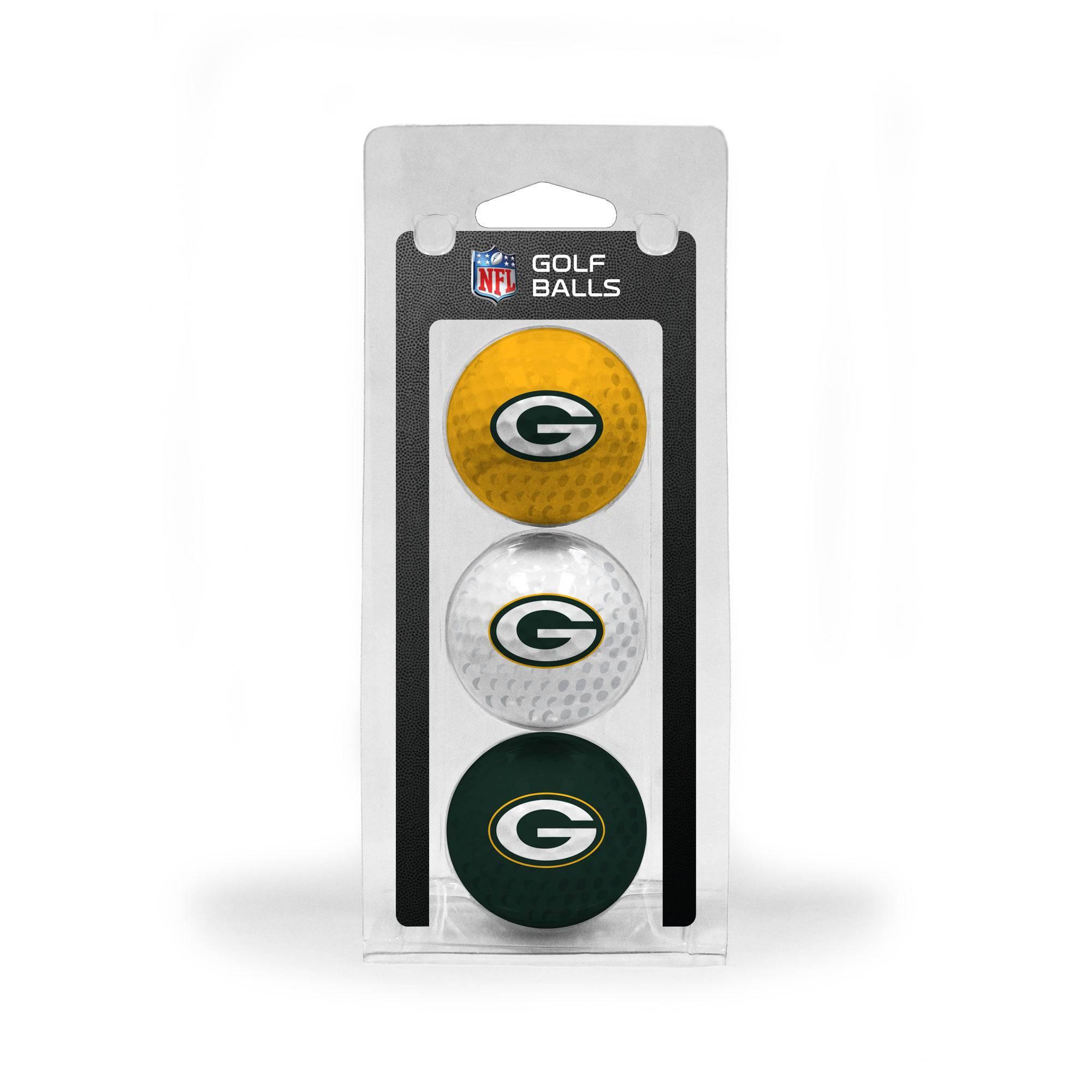 Green Bay Packers 3 Golf Ball Pack - 757 Sports Collectibles