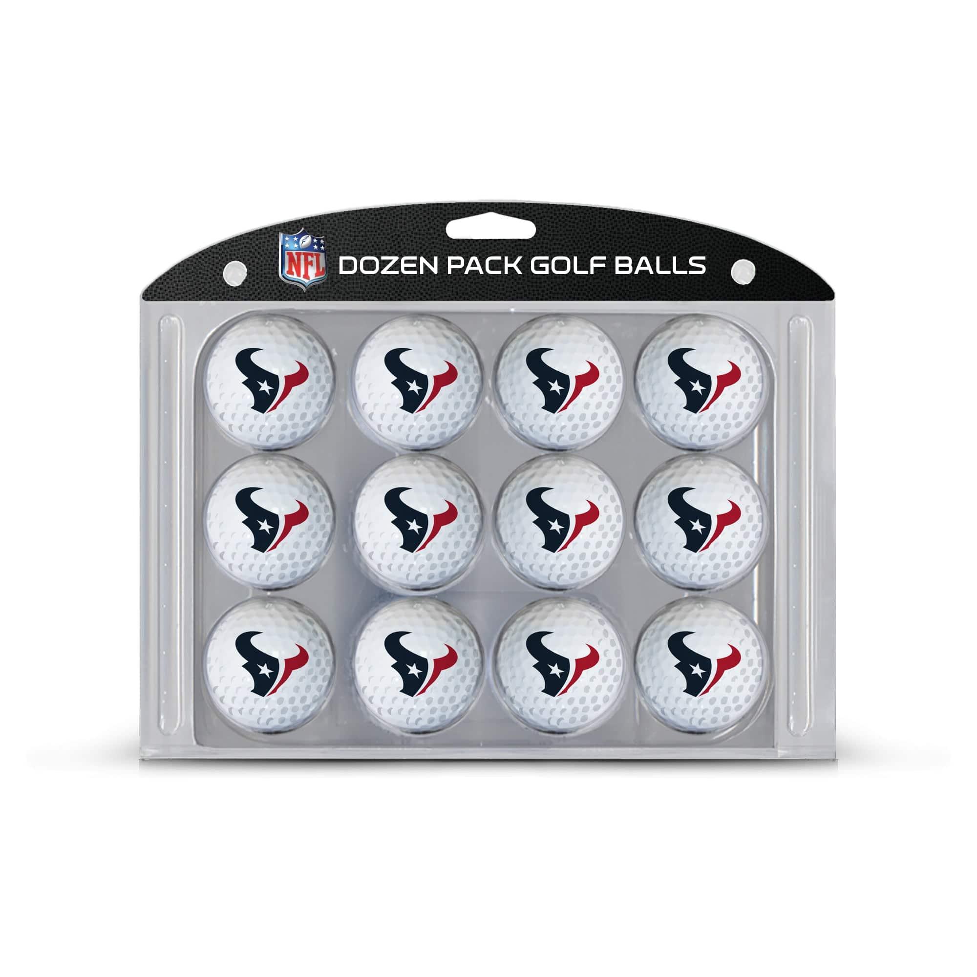 Houston Texans Golf Balls, 12 Pack - 757 Sports Collectibles