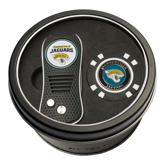Jacksonville Jaguars Tin Set - Switchfix, Golf Chip - 757 Sports Collectibles