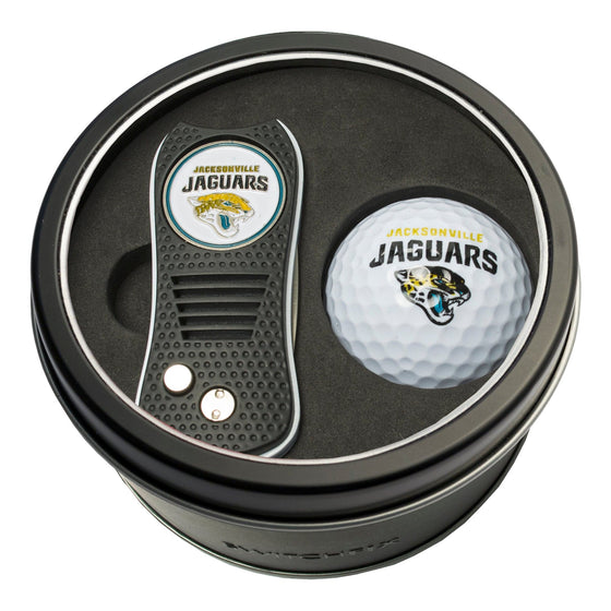 Jacksonville Jaguars Tin Set - Switchfix, Golf Ball - 757 Sports Collectibles