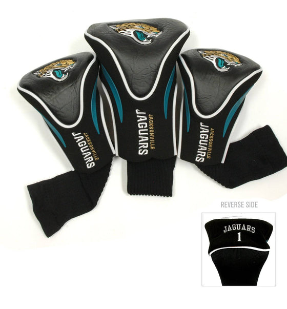 Jacksonville Jaguars 3 Pack Contour Head Covers - 757 Sports Collectibles