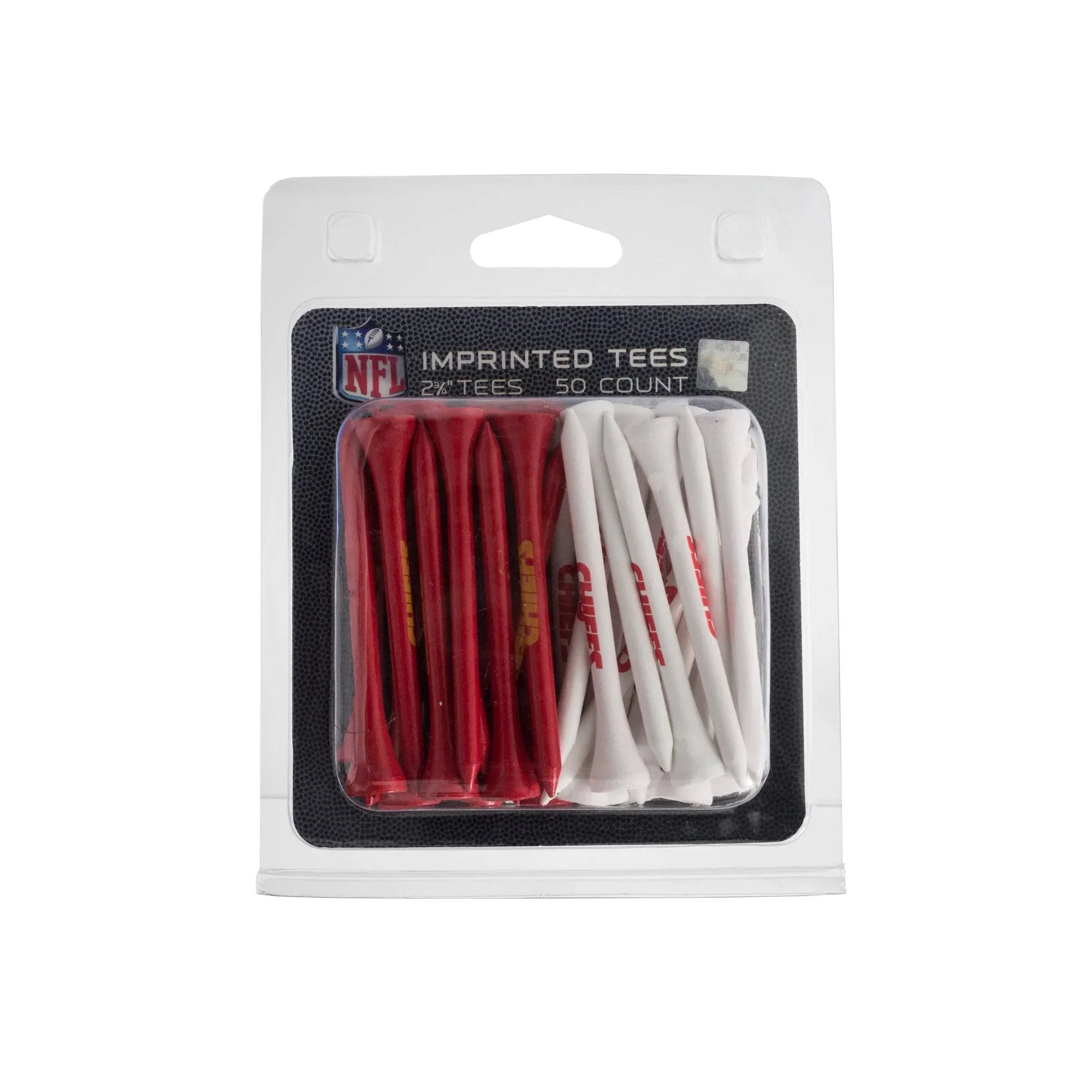 Kansas City Chiefs Pack Of 50 Golf Tees - 757 Sports Collectibles