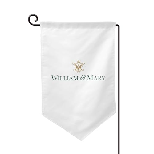 College Of William And Mary Logo Garden Flag - Double Sided Banners For Outdoor Indoor Home Garden Yard Decorations - 757 Sports Collectibles