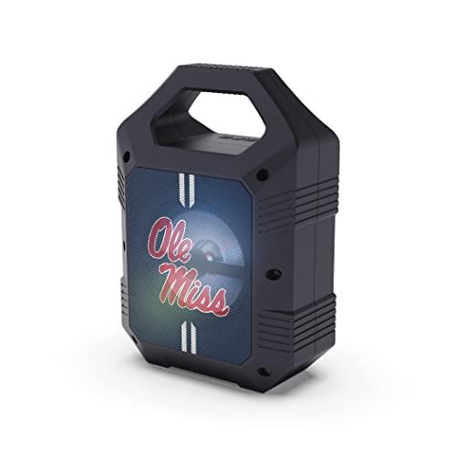 NCAA Mississippi Old Miss Rebels ShockBox XL Wireless Bluetooth Speaker, Team Color - 757 Sports Collectibles