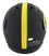 Steelers T.J. Watt Mega Watt Signed Eclipse Proline F/S Speed Helmet JSA Witness - 757 Sports Collectibles