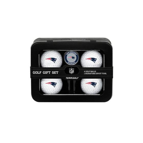 New England Patriots 4 Golf Ball And Divot Tool Set - 757 Sports Collectibles