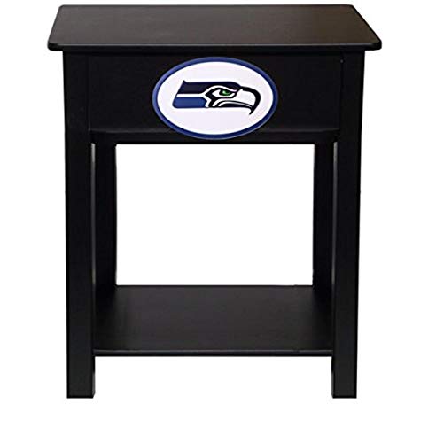 Fan Creations Seattle Seahawks Nightstand/Side Table - 757 Sports Collectibles