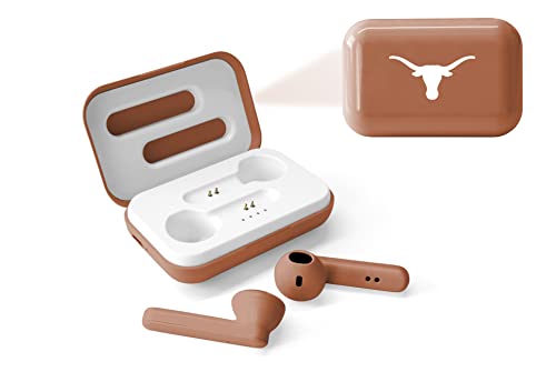 SOAR NCAA True Wireless Earbuds V.4, Texas Longhorns - 757 Sports Collectibles