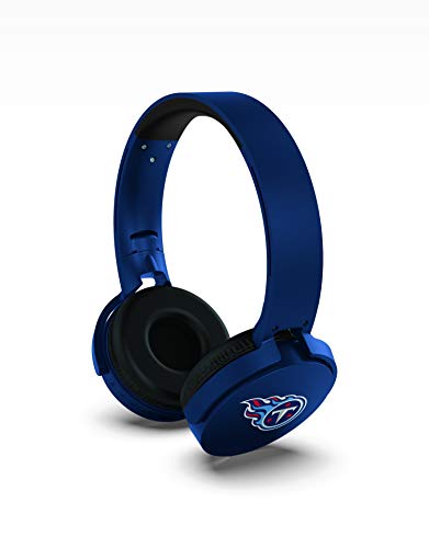 NFL Tennessee Titans Wireless Bluetooth Headphones, Team Color - 757 Sports Collectibles