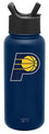 Simple Modern 32oz Summit Water Bottle with Straw Lid - Vacuum Insulated Water Flask Travel Coffee Tumbler 18/8 Stainless Steel: NBA Indiana Pacers, NBA Licensed Tumblers and Water Bottles - 757 Sports Collectibles