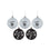 FOCO Las Vegas Raiders NFL 5 Pack Shatterproof Ball Ornament Set - 757 Sports Collectibles