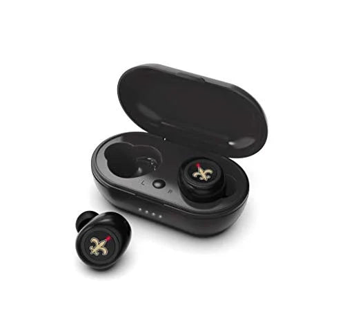 NFL New Orleans Saints True Wireless Earbuds, Team Color - 757 Sports Collectibles