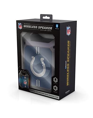 NFL Indianapolis Colts ShockBox XL Wireless Bluetooth Speaker, Team Color - 757 Sports Collectibles