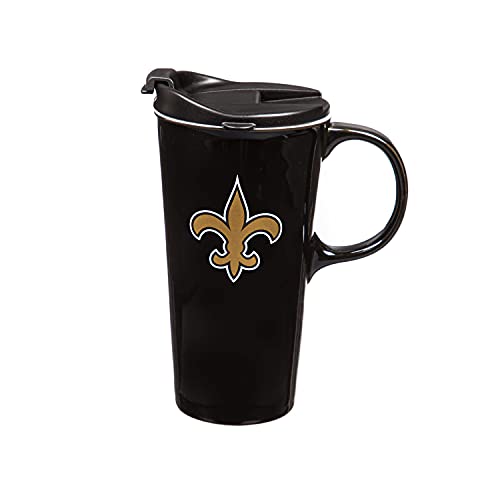 Team Sports America New Orleans Saints, 17oz Boxed Travel Mug - 757 Sports Collectibles