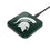 NCAA Michigan State Spartans Wireless Charging Pad, White - 757 Sports Collectibles