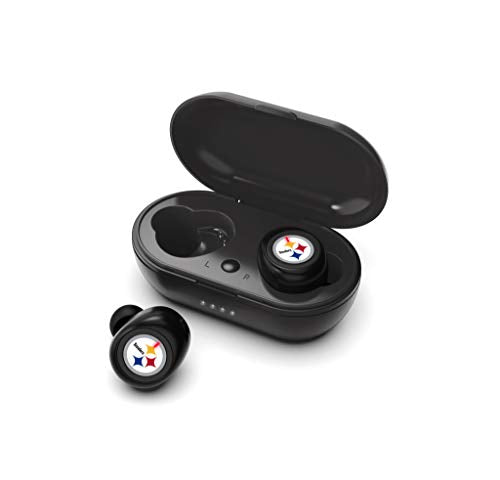 NFL Pittsburgh Steelers True Wireless Earbuds, Team Color - 757 Sports Collectibles