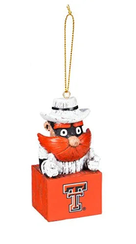 Team Sports America Texas Tech Team Mascot Ornament - 757 Sports Collectibles
