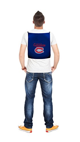 NHL Montreal Canadiens "Team Spirit" Backsack, 18" x 13.5" - 757 Sports Collectibles