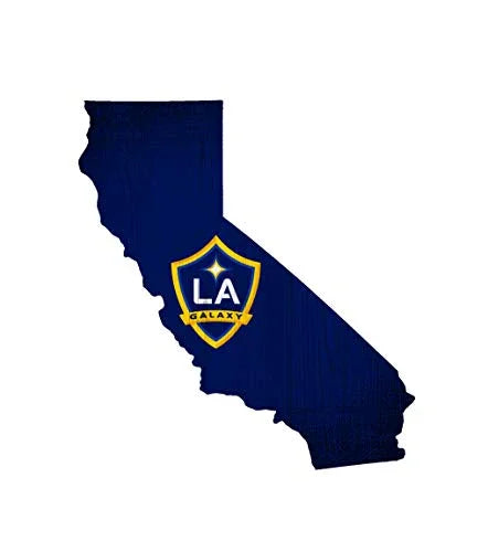 Fan Creations MLS Los Angeles Galaxy Unisex LA Galaxy Team Color Logo State Sign, Team Color, One Size - 757 Sports Collectibles