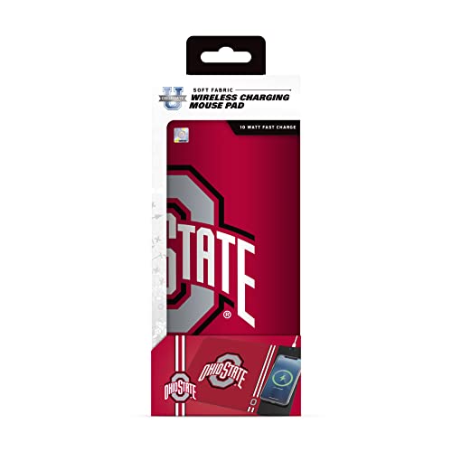 SOAR NCAA Wireless Charging Mouse Pad, Ohio State Buckeyes - 757 Sports Collectibles