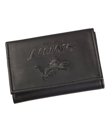 Team Sports America Detroit Lions Tri-Fold Leather Wallet - 757 Sports Collectibles
