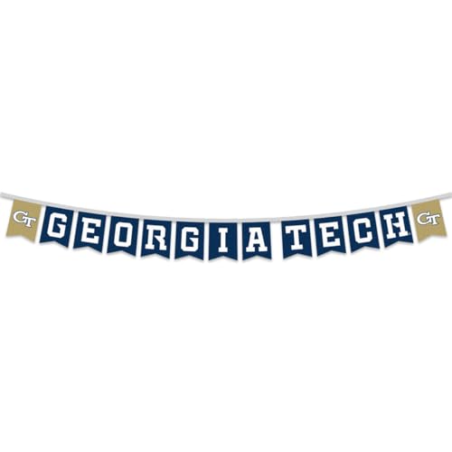 Georgia Tech Yellow Jackets Banner String Pennant Flags - 757 Sports Collectibles