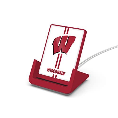 SOAR NCAA Wireless Charging Stand V.4, Wisconsin Badgers - 757 Sports Collectibles