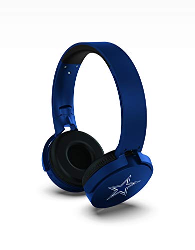 NFL Dallas Cowboys Wireless Bluetooth Headphones, Team Color - 757 Sports Collectibles