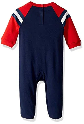 NFL New England Patriots Team Sleep And Play Footies, red/blue/white New England Patriots, 3-6 Months - 757 Sports Collectibles
