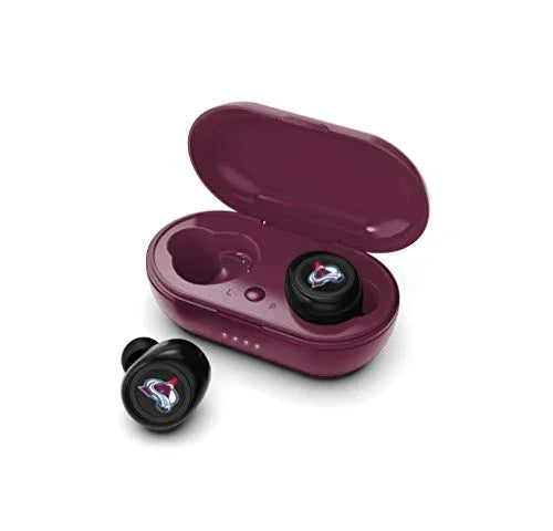 NHL Colorado Avalanche True Wireless Earbuds, Team Color - 757 Sports Collectibles