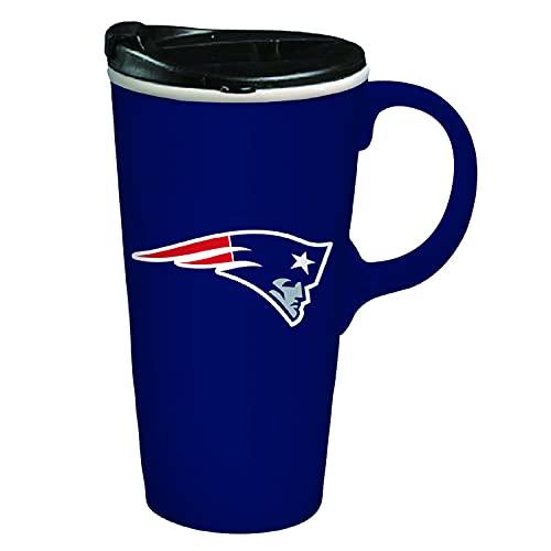 Team Sports America New England Patriots, 17oz Boxed Travel Mug - 757 Sports Collectibles
