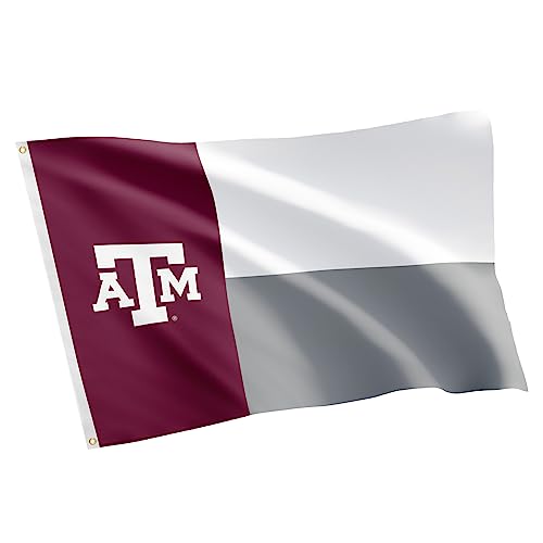 Desert Cactus Texas A&M University Flag Aggies TAMU Flags Banners 100% Polyester Indoor Outdoor 3x5 (Style Y) - 757 Sports Collectibles